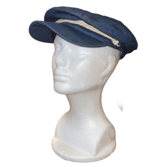 NWT INC International Concepts blue hat jeans material - Picture 2 of 6